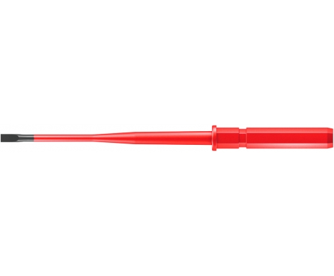 Отвертка Wera Kraftform Kompakt VDE 60 iS WE-003406 0.6 х 3.5 х 154 шлицевая с зауженным стержнем