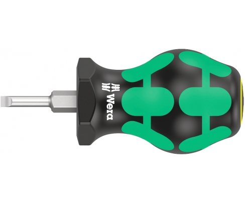 Короткая отвертка/отвертка для карбюратора Stubby Wera 335, 0.6x3.5x24,5 мм, WE-008840
