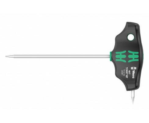 Отвертка Wera TORX 467 HF WE-023371 TX 10 х 100 с поперечной ручкой с фиксирующей функцией