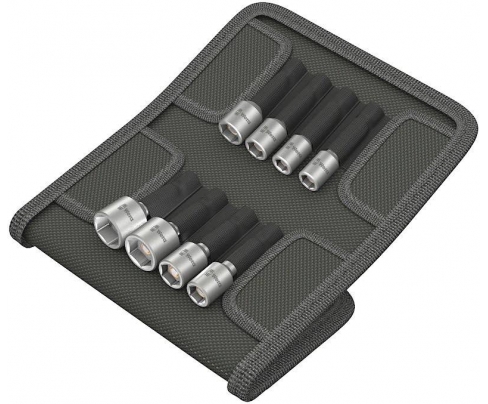 Набор торцовых головок 1/4" 869/4 M A SB с постоянным магнитом Wera WE-073495 8 шт.