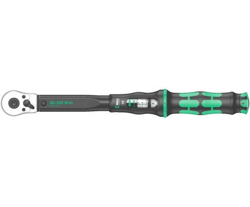 Динамометрический ключ Wera Click-Torque C 2 20-100 Nm с трещоткой с реверсом WE-075621