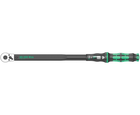 Динамометрический ключ Wera Click-Torque C 4 60-300 Nm с трещоткой с реверсом WE-075623