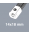 Динамометрический ключ Wera Click-Torque X 5 60-300 Nm для сменных насадок WE-075655