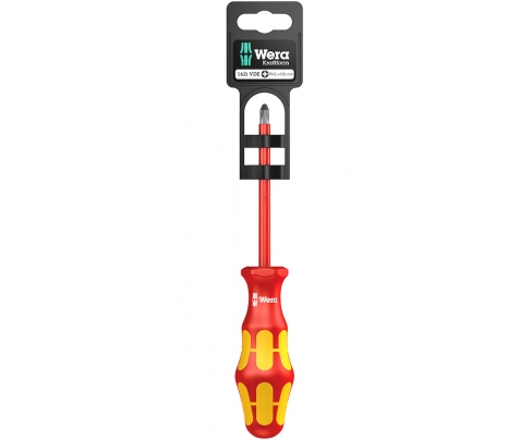 Отвертка Phillips Wera Kraftform 162 i PH VDE WE-100012 PH 2 х 100 изолированная крестовая