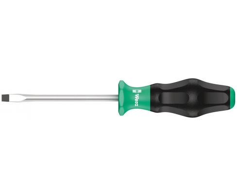 Шлицевая отвертка Kraftform Comfort Wera 1334, 0.8x5.0x100 мм, WE-031420