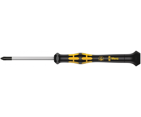 Отвертка Phillips Wera Kraftform Micro ESD 1550 PH WE-030119 PH 0 х 40 крестовая
