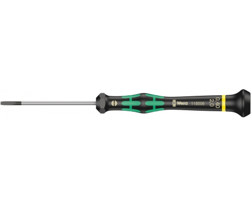 Отвертка Wera Kraftform Micro для электронщика 2035 WE-118017 0.30 x 2.0 x 50 шлицевая