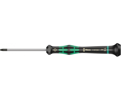 Отвертка Wera Kraftform Micro для электронщика 2067 TORX HF WE-118180 TX 4 х 40 с фиксирующей функцией