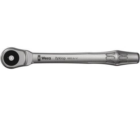 Трещотка ZYKLOP Metal Push со сдвижным квадратом Wera WE-004003