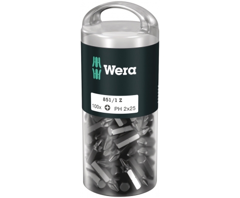 851/1 Z DIY Крестовая насадка (100 шт.) PH 2 х 25 Wera WE-072441