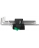 Набор Г-образных ключей, метрических, хромированных Wera 950 PKL/7B SM Magnet WE-022101 (10 шт)
