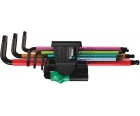 Набор Г-образных ключей, метрических Wera 950 SPKL/7B SM Multicolour Magnet BlackLaser WE-022534