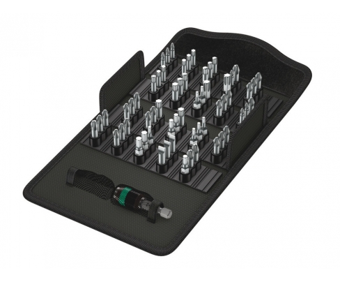 Bit-Safe 61 Universal 1 Набор насадок SL, PH, PZ, TX, HEX и держатель Wera WE-057122 61 пр.