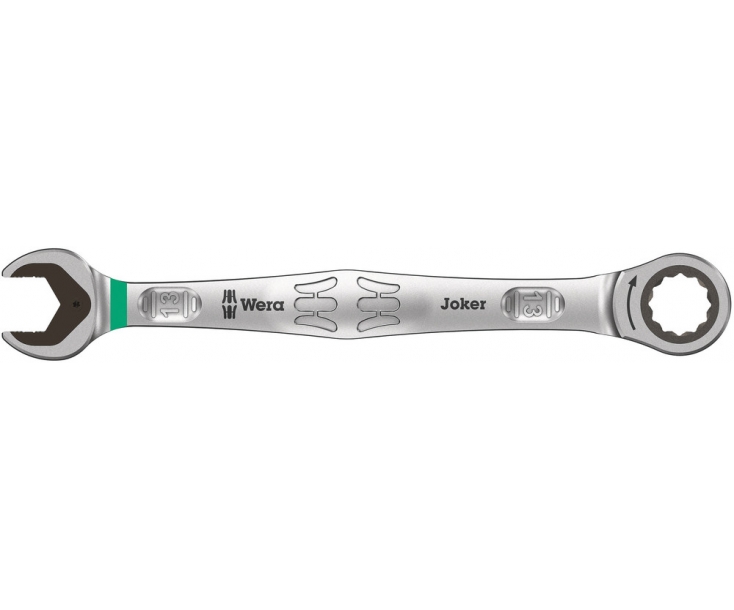 Ключ с кольцевой трещоткой Wera Joker WE-073274 14 х 188 мм комбинированный