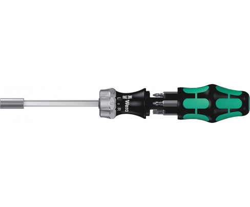 Держатель с насадками Kraftform Kompakt 27 с трещоткой RA 1 SB Wera WE-073660