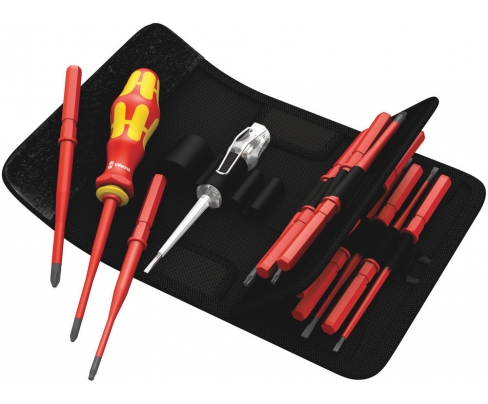 Набор отверток PH PZ PZ/S TORX SL Wera Kraftform Kompakt VDE 60 iS/65 iS/67 iS/16 WE-003484 изолированных