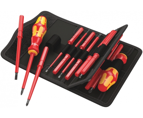 Набор отверток PH PZ TORX SL Wera Kraftform Kompakt 60i+iS/62i/65i/67i/17 WE-059030