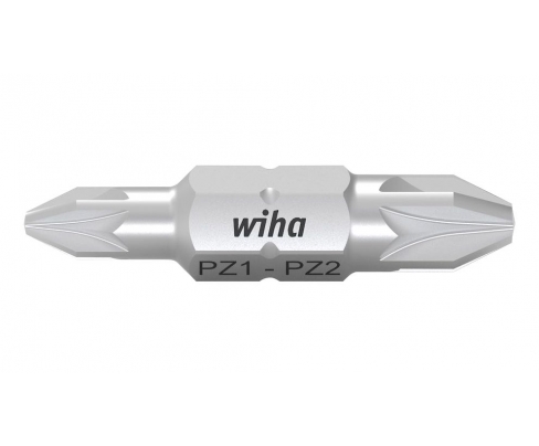 Бита Wiha Standard двусторонняя крестовая Pozidriv PZ1 х PZ2 х 30 мм 7412Z 43863 10 шт.