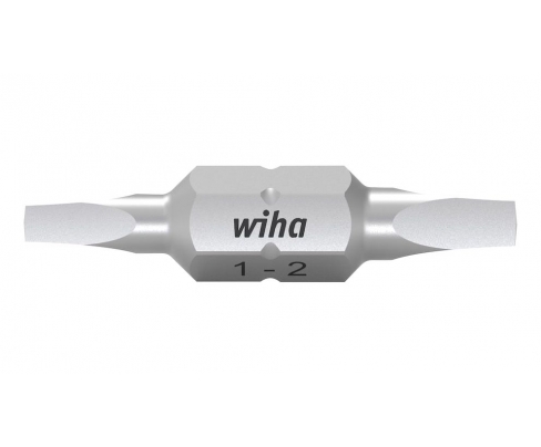 Бита двусторонняя четырехгранная Wiha Robertson #1 х #2 х 30 мм 7419Z 43870 10 шт.