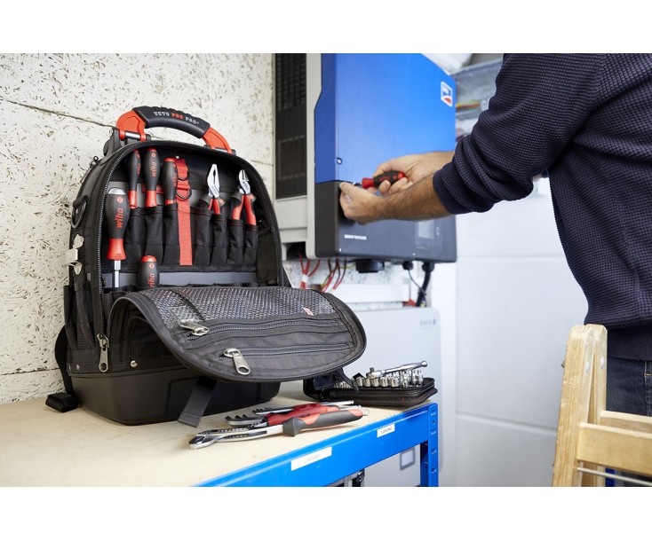 Набор инструментов для механика в рюкзаке Set L mechanic Wiha 45154 65 предметов