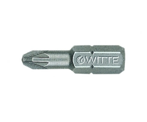 Бита Witte INDUSTRIE 27057 крестовая с уменьшенной рабочей частью PZ2 х 25 мм