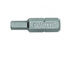 Бита Witte INDUSTRIE HEX 27080 1,5 х 25 мм для винтов с внутренним шестигранником для держателя C6,3