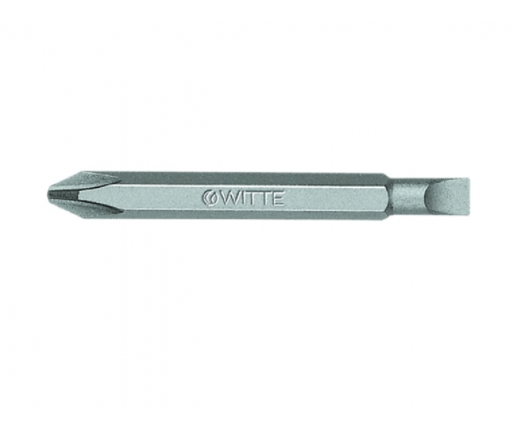 Бита Witte INDUSTRIE 29002 PH2, SL5,5 х 60 мм двусторонняя