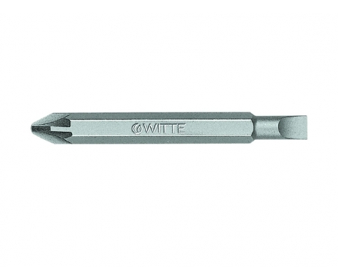 Бита Witte INDUSTRIE 29004 PZ1, SL4,5 х 60 мм двусторонняя