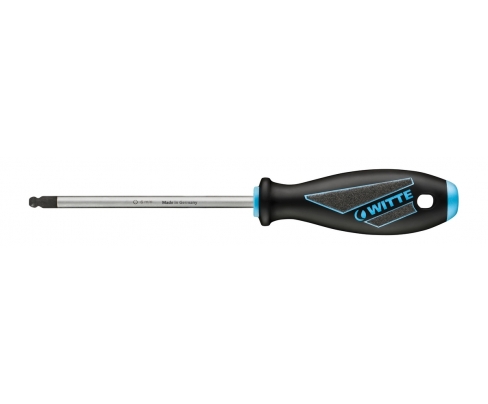 Отвертка Witte MAXXPRO plus 63054 6,0 x 125 HEX с шаровидным наконечником