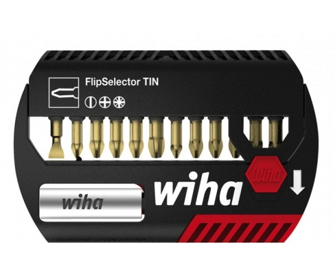 Набор с битами SL PH PZ Wiha FlipSelector TiN 7947-065 39032, 13 предметов