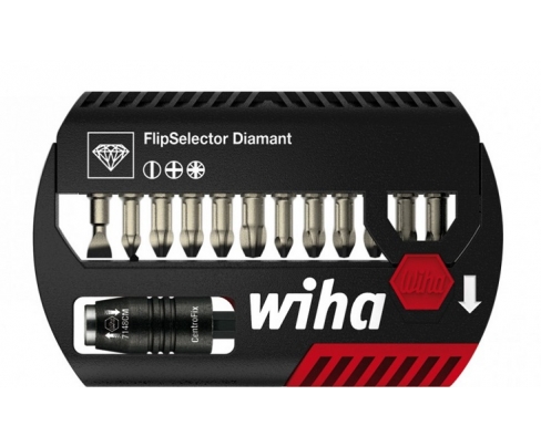 Набор с битами SL PH PZ Wiha FlipSelector Diamant 7947-0D7 39079, 13 предметов