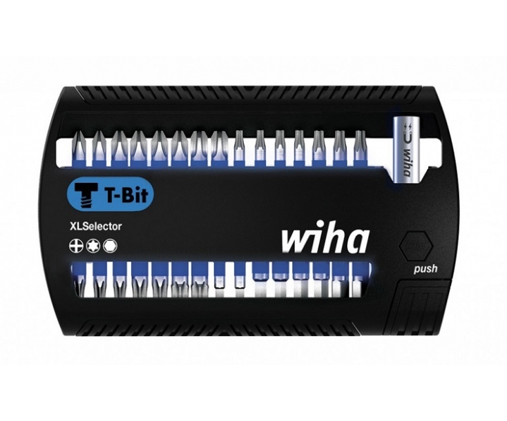 Набор с битами T-Bit PH HEX TX Wiha XLSelector T SB 7948-T999 41830, 31 предмет