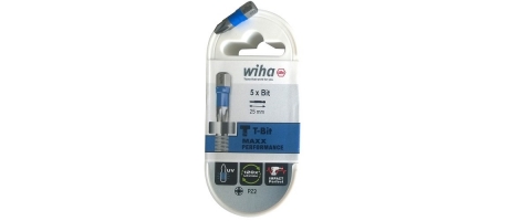 Набор сменных бит Wiha T bit Phillips PH3 7041-T903 41639, 5 шт.