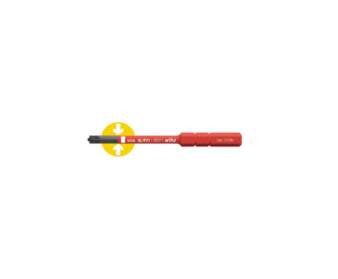 Бита Wiha SoftFinish electric slimBit Xeno Slotted Pozidriv 2831-14 34589 SL/PZ1 х 75 х 3,8Нм