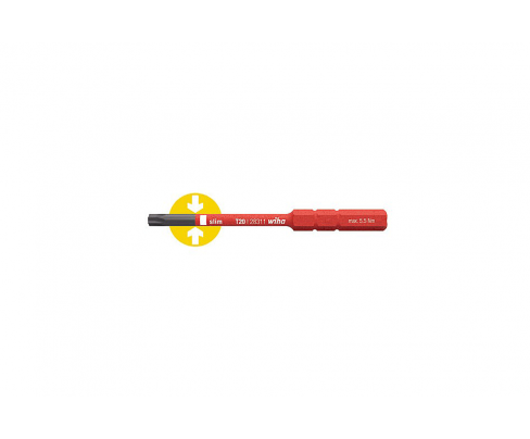 Бита Wiha SoftFinish electric slimBit Torx 2831-15 35508 T15 х 75 х 5.0Нм
