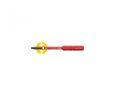 Бита Wiha SoftFinish electric slimBit Robertson 2831-17 35510 #1 х 75 х 5,5Нм