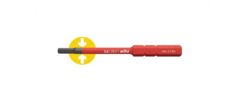 Бита Wiha SoftFinish electric slimBit Hex 2831-18 37225 4 х 75 х 5.5Нм