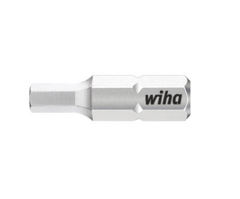 Бита Wiha Standard HEX 7013ST 34005 1,5 шестигранник из нержавеющей стали