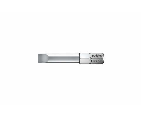Бита Wiha Standard Slotted 7010 Z L 01606 0,5 x 4,0 шлицевая