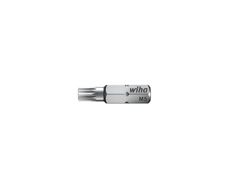 Бита Wiha Standard HEX multi-tooth 7019 Z XZN 26356 M8 с многогранником