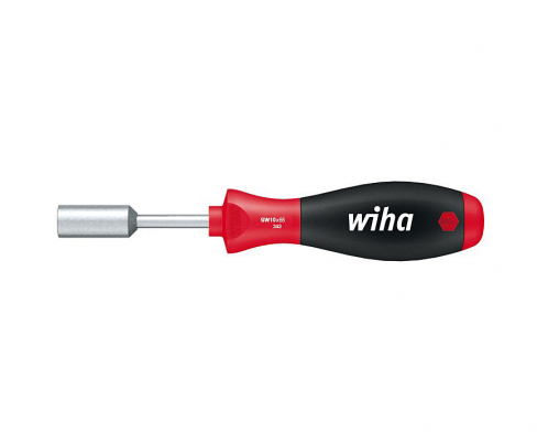 Отвертка Wiha SoftFinish HEX nut 343 01081 10 x 65 укороченная с внешним шестигранником