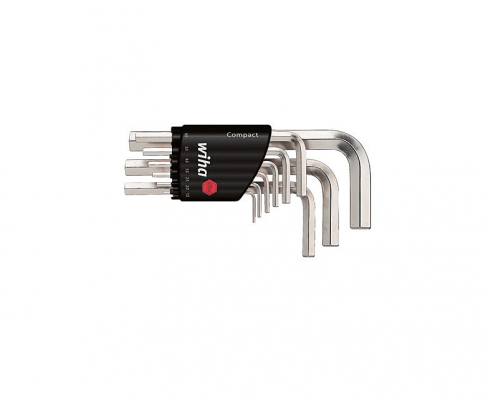Набор штифтовых ключей HEX Wiha Compact 351 H9 01174 9 предметов