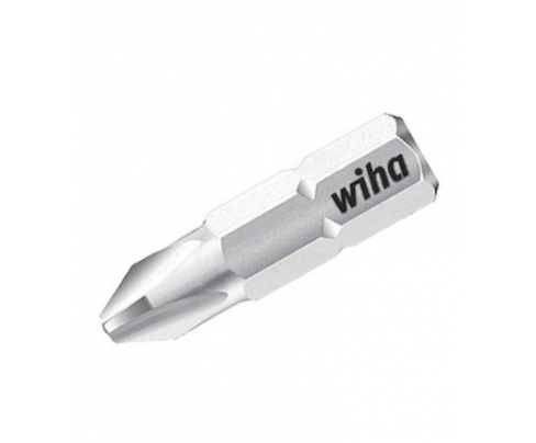 Бита Wiha Standard Phillips 7011ST PH3 крестовая 32651 из нержавеющей стали