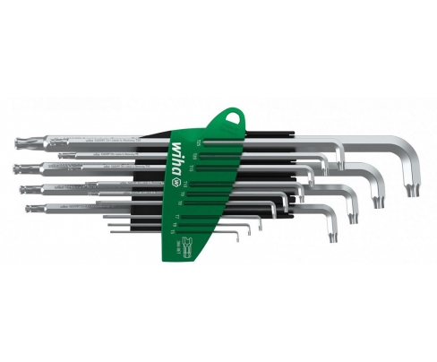 Набор штифтовых ключей TORX со сферической головкой Wiha ProStar 366BET SZ13TS 40979 13 шт. титановое серебро