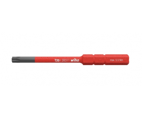 Бита Wiha SoftFinish electric slimBit Torx 2831-15 41160 T9 х 75 х 2.5Нм не версия slim