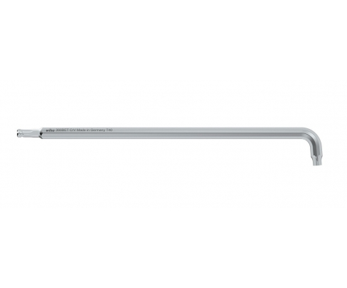 Штифтовый ключ Wiha TORX 366BET 40976 T30 х 191 со сферической головкой длинный, титановое серебро