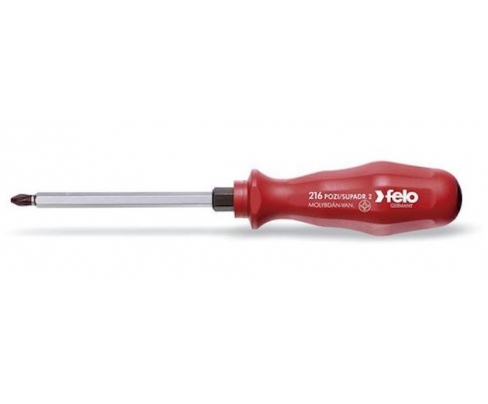 Отвертка Felo profi крестовая Pozidriv серия 200 PZ2 x 100 ударная 21620390