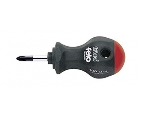 Отвертка крестовая Phillips Felo frico серия 500 PH2 x 25 50202010 короткая