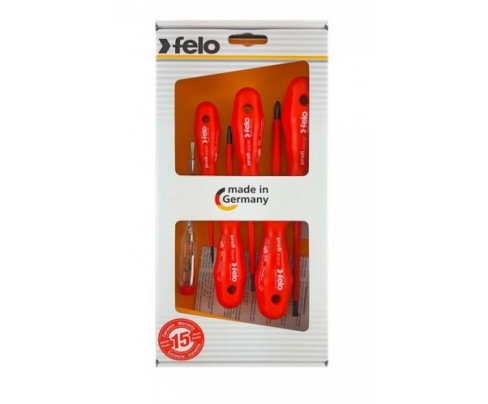 Набор диэлектрических  отверток Felo Super profi SL PH 6 предметов 61396298