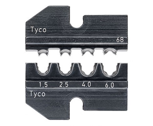Плашка опрессовочная для точеных штекерных разъемов (Tyco) Knipex KN-974968